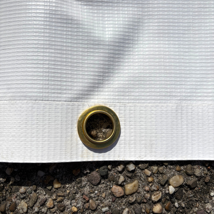 Bâche PVC 400 g/m² – Bâche de protection – Bâche de chantier – Blanche