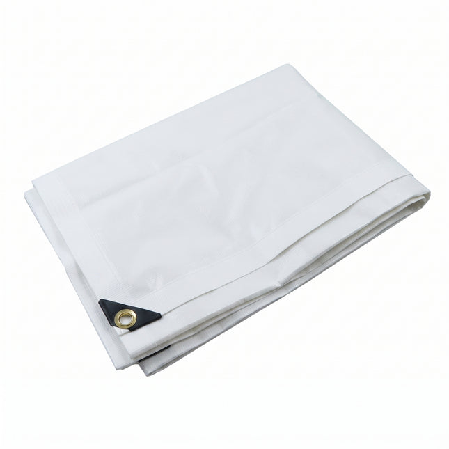 Bâche PVC 400 g/m² – Bâche de protection – Bâche de chantier – Blanche