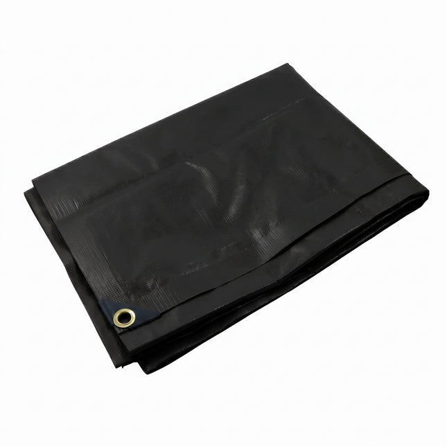 Bâche PVC 400 g/m² – Bâche de protection – Bâche de chantier – Noire