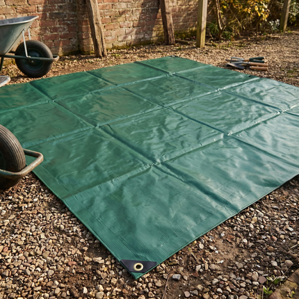 Bâche PVC 400 g/m² – Bâche de protection – Bâche de chantier – Verte