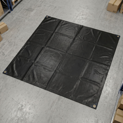 Bâche PVC 400 g/m² – Bâche de protection – Bâche de chantier – Noire