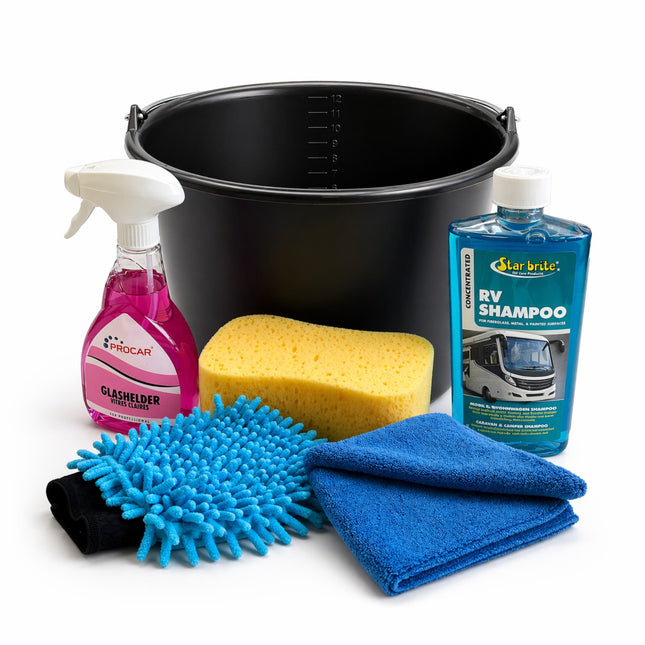 Kit de nettoyage extérieur pour camping-car et caravane