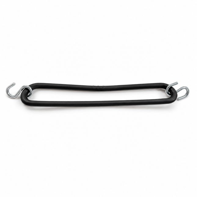 Spanrubber 8 mm x 25 cm Zwart