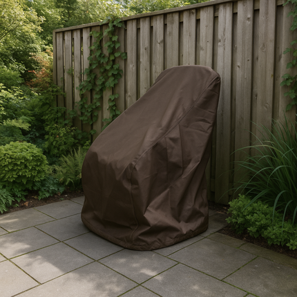 Tuinstoelhoes 600D Luxe Donker Bruin