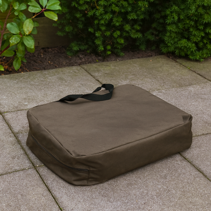 Tuinstoelhoes 600D Luxe Donker Bruin