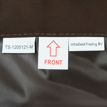 Tuinstoelhoes 600D Luxe Donker Bruin