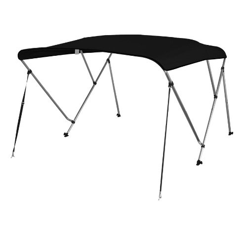 Biminitop Biminitop 3-Boogs Zwart Zware Kwaliteit 600D