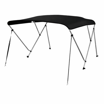 Bimini Top 3 Arceaux Noir Qualité Lourde 600D