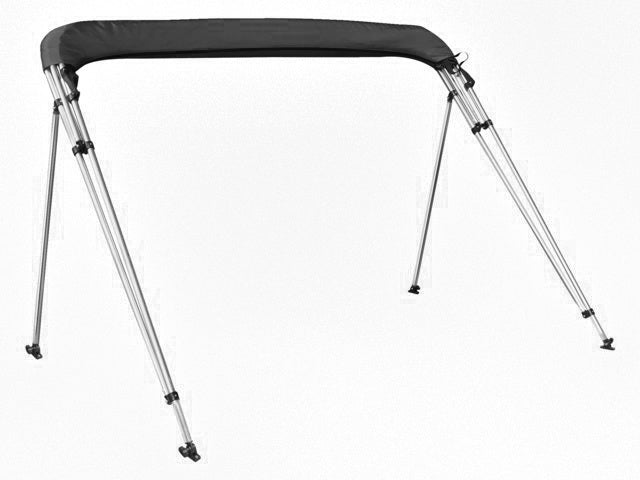 Biminitop Biminitop 4-Boogs Zwart Zware Kwaliteit 600D