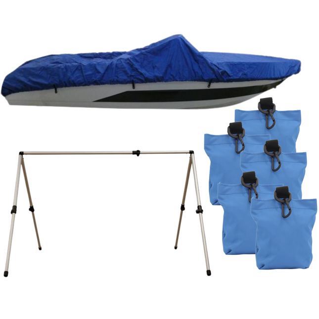 Bootzeil Bootzeil - Bundel - Long Life 600D Blauw