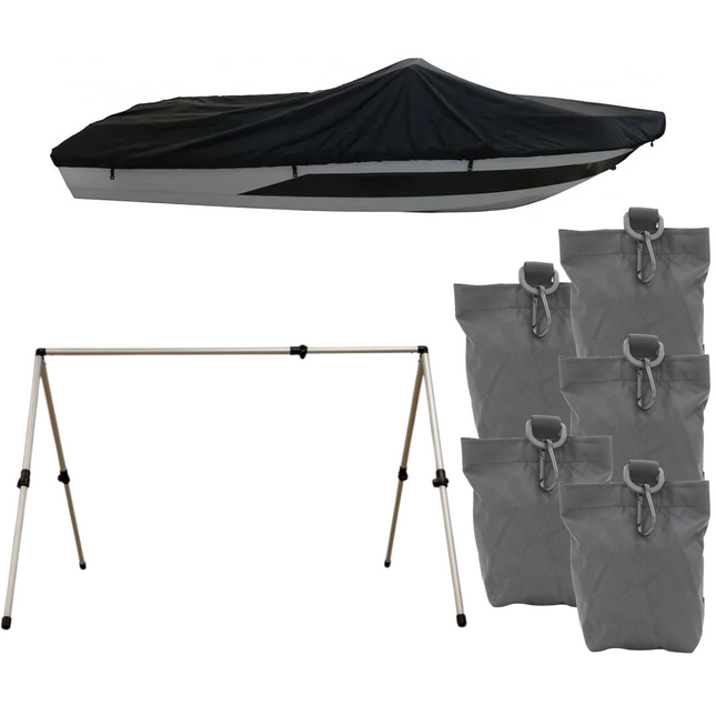 Bootzeil Bootzeil - Bundel - Long Life 600D Zwart