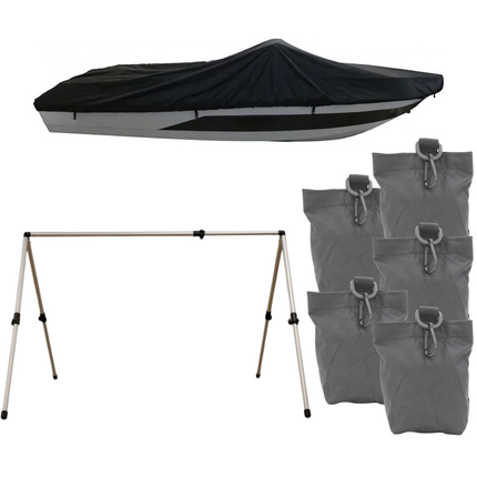 Bootzeil Bootzeil - Bundel - Long Life 600D Zwart