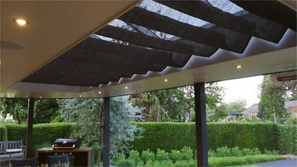 Schaduwdoeken Harmonicadoek Carbon Black