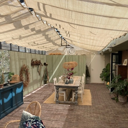 Schaduwdoeken Harmonicadoek Sahara Sand