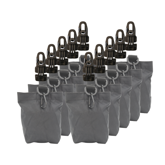 Lot de 10 sacs de lestage noirs