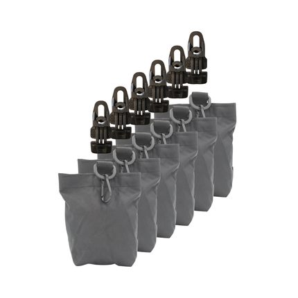 Lot de 6 sacs de lestage noirs